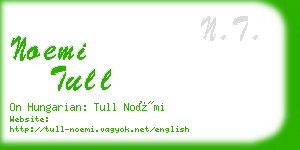 noemi tull business card